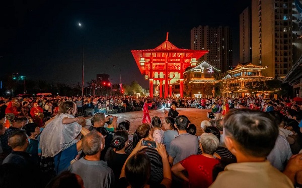 合肥贡街开街后夜景